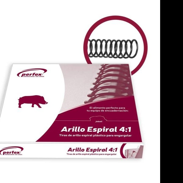 ARILLO PLAST. ESPIRAL 4:1 22MM NGO. PERFEX CJ.C35 C.10